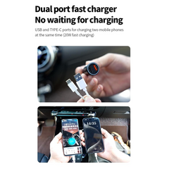 Dual Car Charger, Smart Car Kit AP200. Mobile Locator