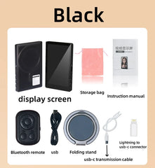 Phone Selfie Monitor Screen Wireless Magnetic Mount Vlog Phone Rear Camera Selfie WiFi Bluetooth Connection for Selfie Live