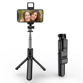 Portable Wireless Selfie Stick Extendable Tripod Stand With Bluetooth Remote for iPhone Android Vlog Live Streaming Bracket