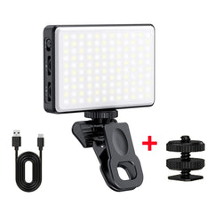 LED Selfie Light Phone Fill Light 120 LED 3000mAh Rechargeable Portable Video Light for Tiktok Vlog Video Conference Selfie
