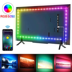 TV Backlight LED Strip Light RGB 5050 Bluetooth App Control