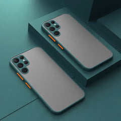Shockproof Armor Matte Silicone Bumper Case For iPhone