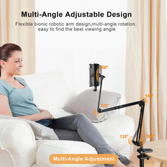 Hands-Free Bed Phone Mount – Adjustable Arm for Perfect Viewing!