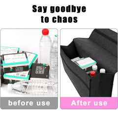Large Anti Slip Compartment Boot Storage Organizer Tool Car Storage Bag Car Trunk Organizer Soft Felt Storage Box Accessories