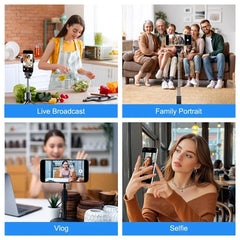 Phone Selfie Monitor Screen Wireless Magnetic Mount Vlog Phone Rear Camera Selfie WiFi Bluetooth Connection for Selfie Live