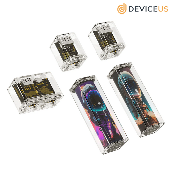 22.5W Transparent Magnetic Portable 21700 Lithium Cells Mobile Power Bank