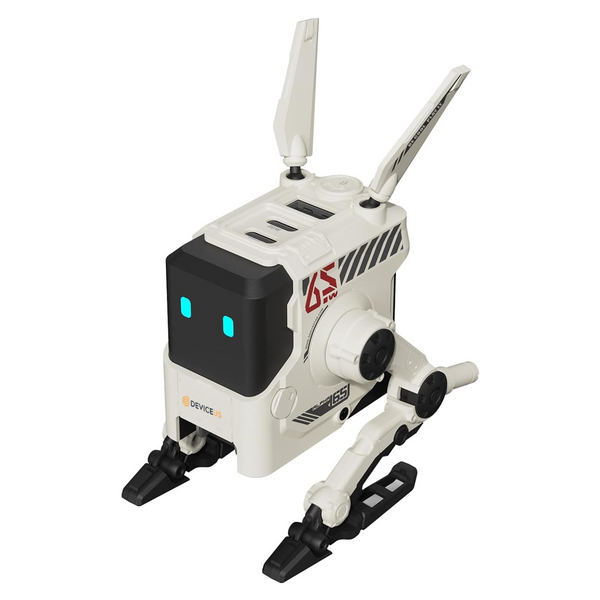 Deviceus 65W USB C Charger, Alpha65 Robot Fast GaN Charger Block, 3-Port Fast Power Adapter