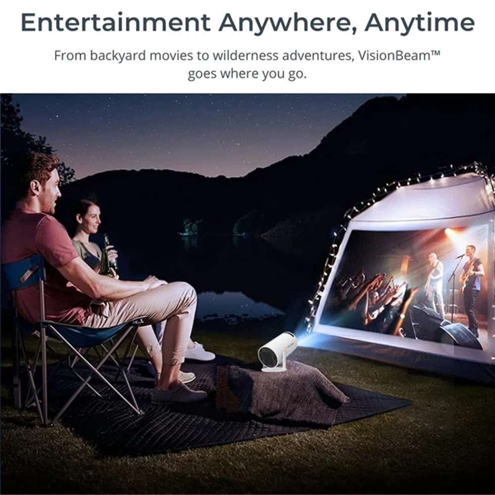 4K HD Mini Projector, Smart WiFi 2.4G/5G Android 11.0 Projector for Walls Ceilings