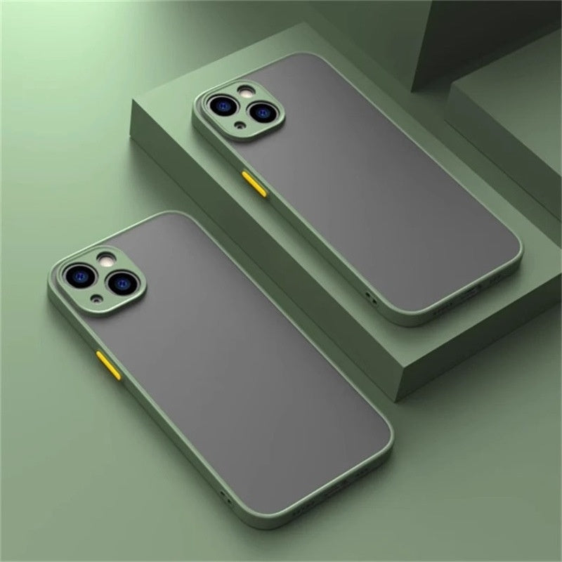 Luxury Matte Magnetic  Magsafe Wireless Charging Case For iPhone