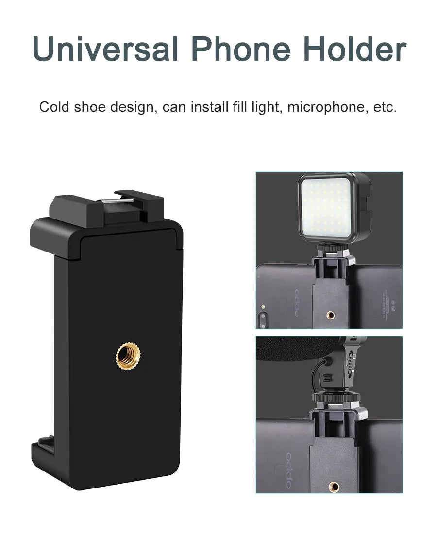 All-in-One Creator Kit – Phone Tripod, Mic & Ring Light for Pro Videos!