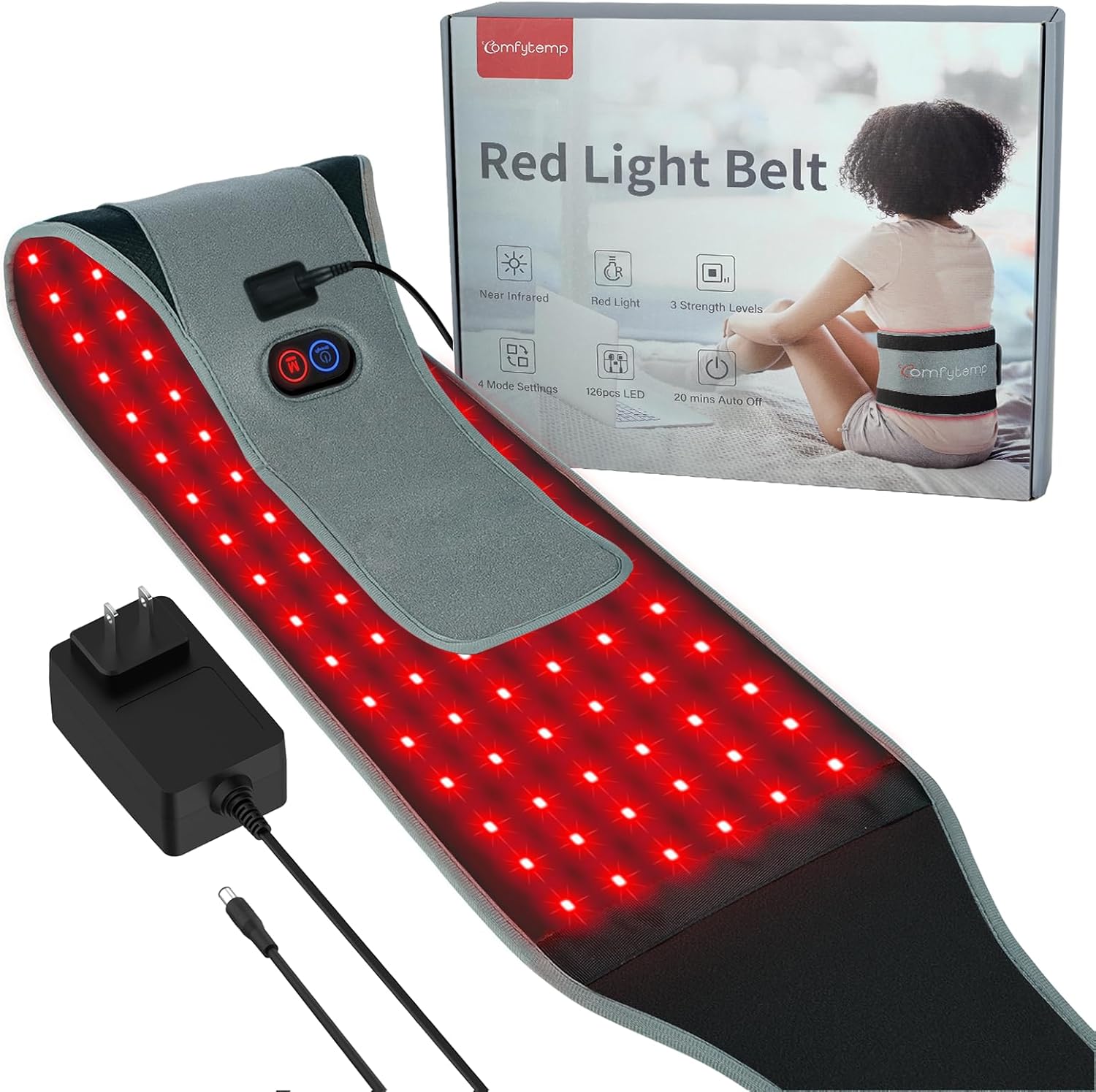 Deviceus FlexRelief Pro Red Light Therapy Belt