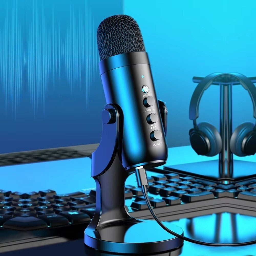 Condenser Microphone USB Tabletop Mic