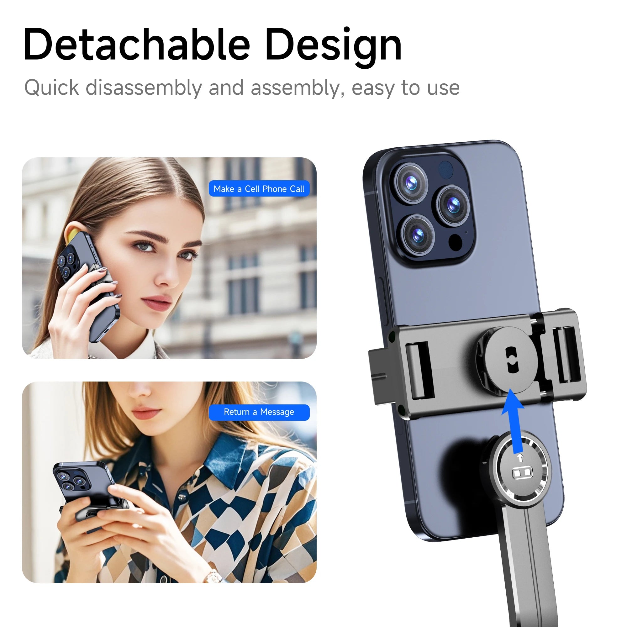 F15 with Wireless Remote 68 Inch Selfie Stick Phone Desktop Stand Tripod for Iphone Android Smartphone Shooting Vlog