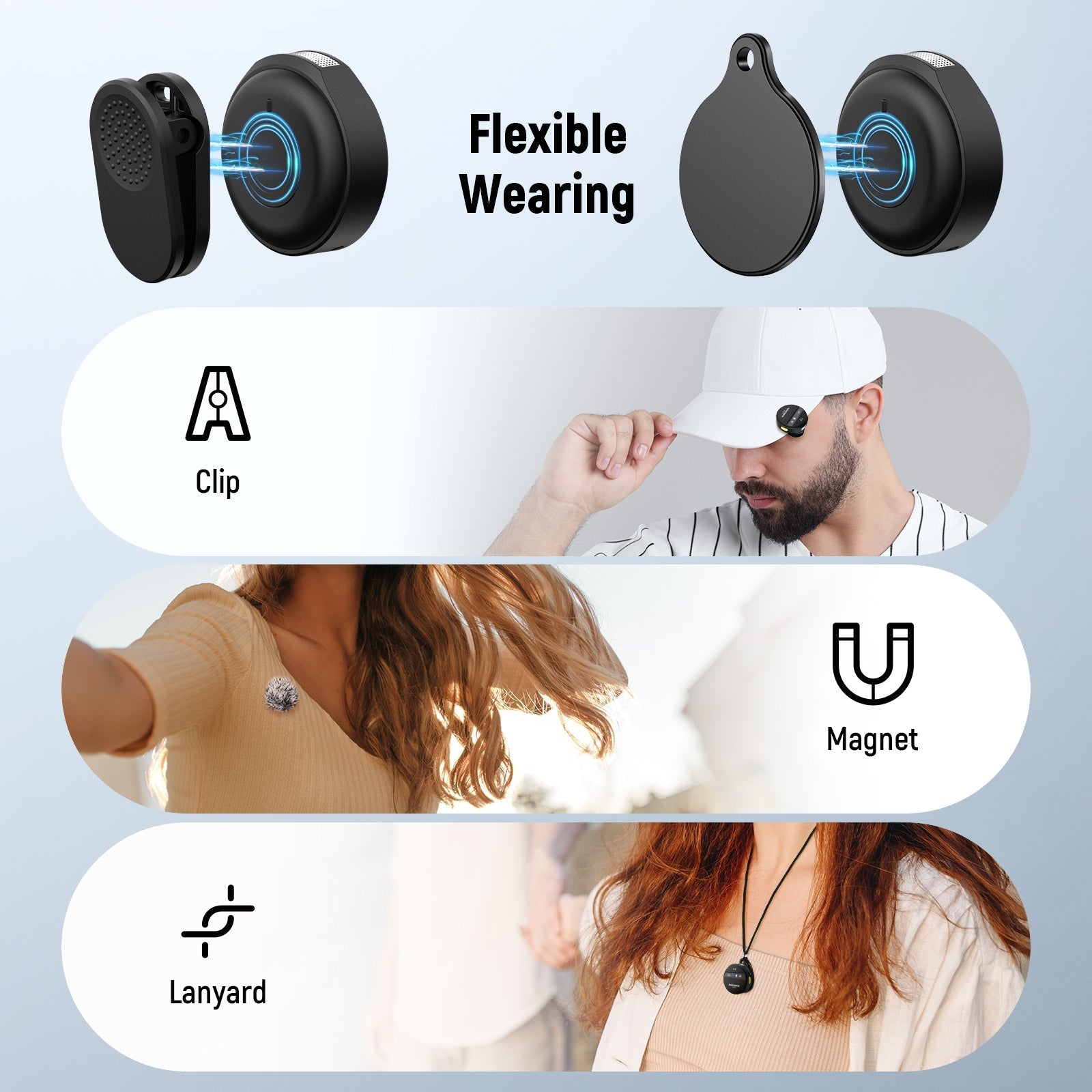 NEEWER KM18 Wireless Lavalier Microphone for iPhone/USB C