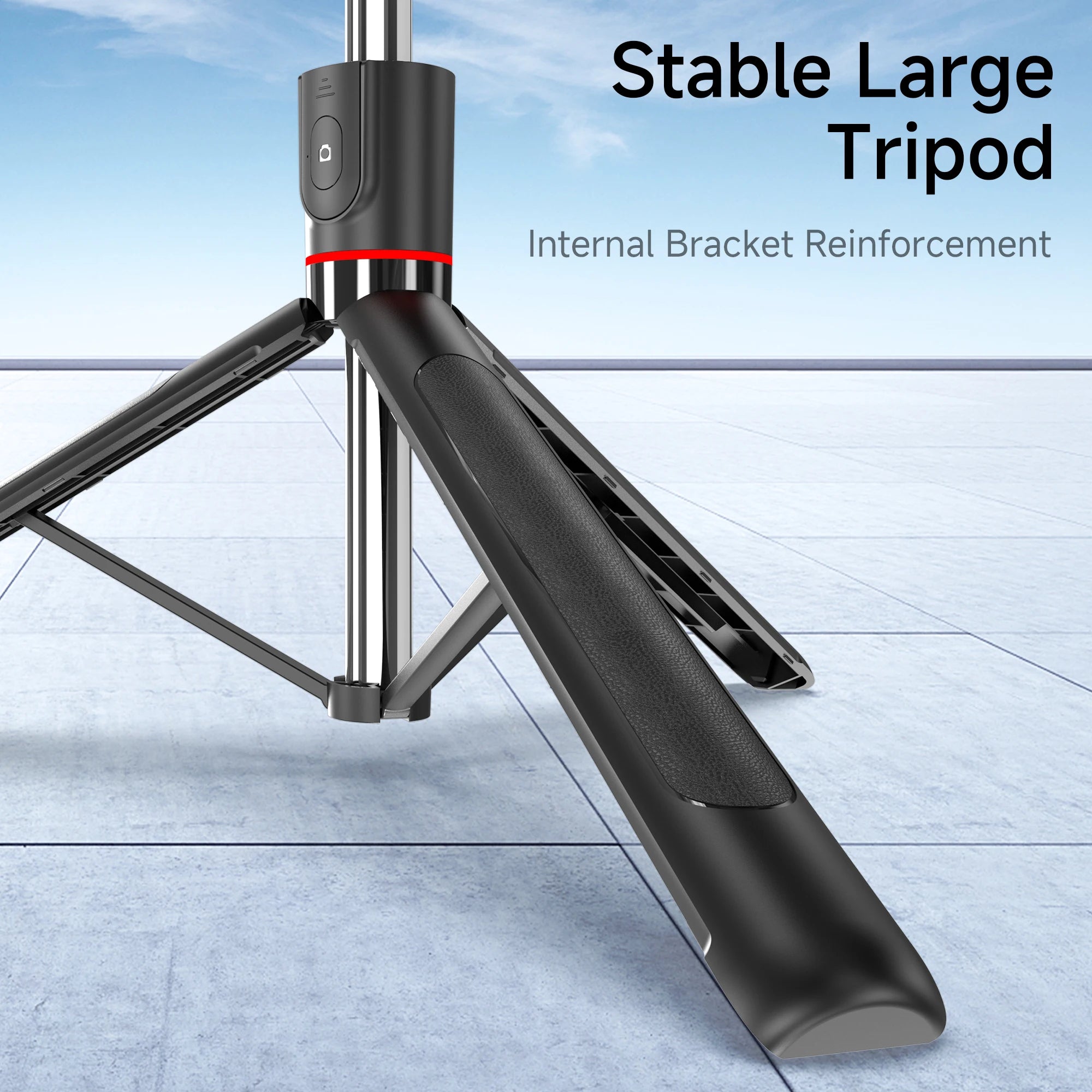 F15 with Wireless Remote 68 Inch Selfie Stick Phone Desktop Stand Tripod for Iphone Android Smartphone Shooting Vlog