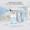 The Original Disinfectant Fogger Machine - Professional Sanitizer Sprayer - ULV Atomizer & Nano Steam Gun – Rechargeable Barber Spray Gun with Blue Light V2