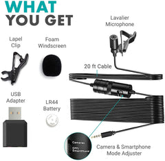 Deviceus™ Lavalier USB-Mic