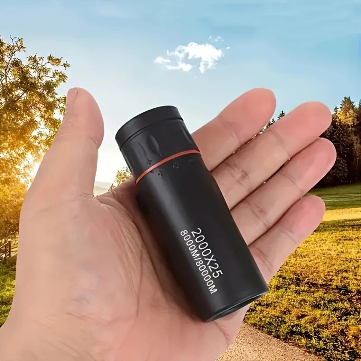 2000x25 HD Monocular Telescope - Compact & Portable Scope for Hunting