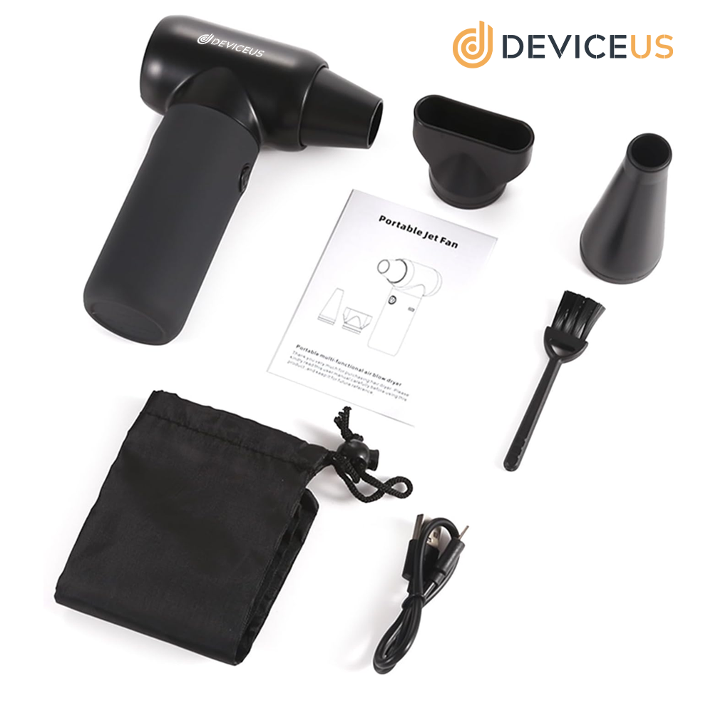 Easy to Carry Hair Dryer and Dusts Collector for Car and Office Workers