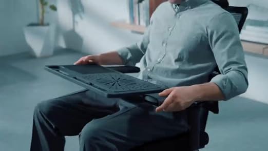 Deviceus Newtral ErgoPro Executive Chair with Laptop Tray