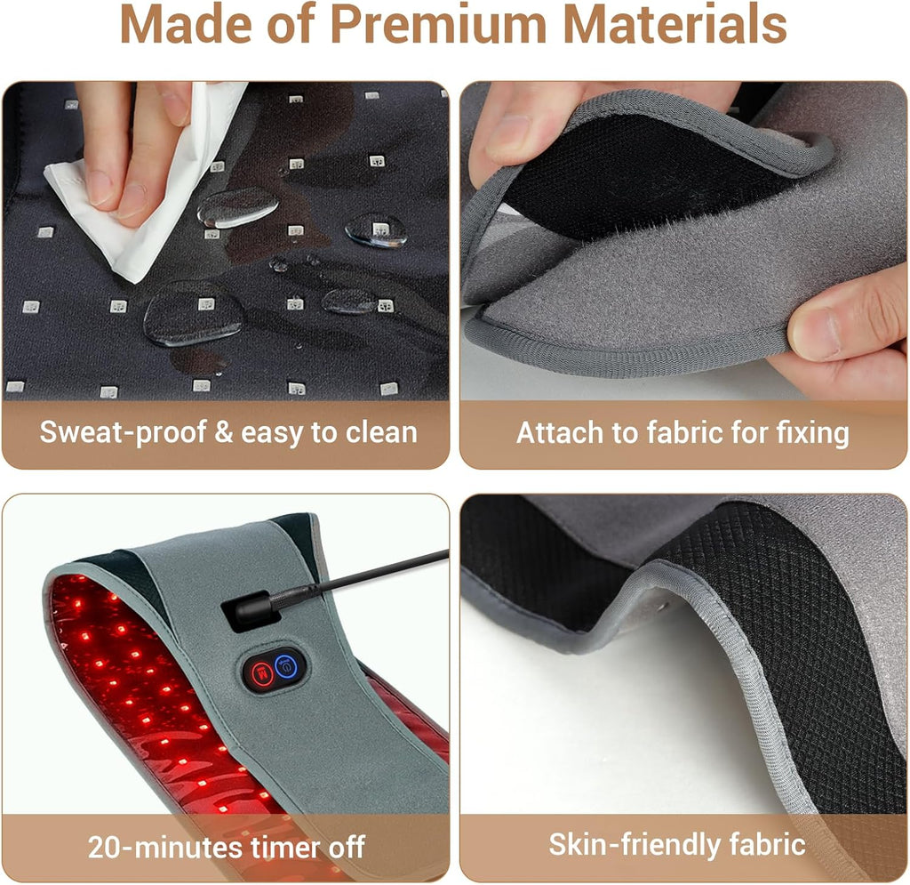 Deviceus FlexRelief Pro Red Light Therapy Belt