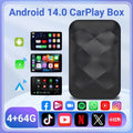 Deviceus 3-in-1 Wireless CarPlay & Android Auto AI Box (Android 14)