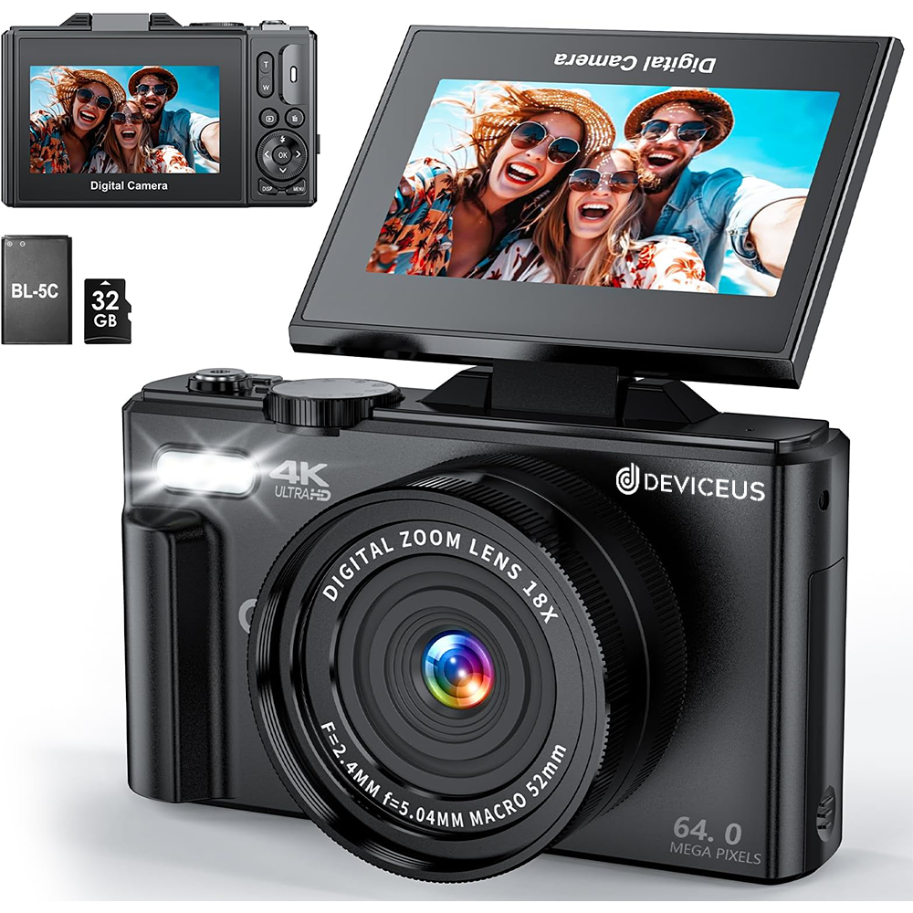 4K Digital Camera for Photography