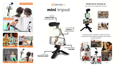 All-in-One Creator Kit – Phone Tripod, Mic & Ring Light for Pro Videos!