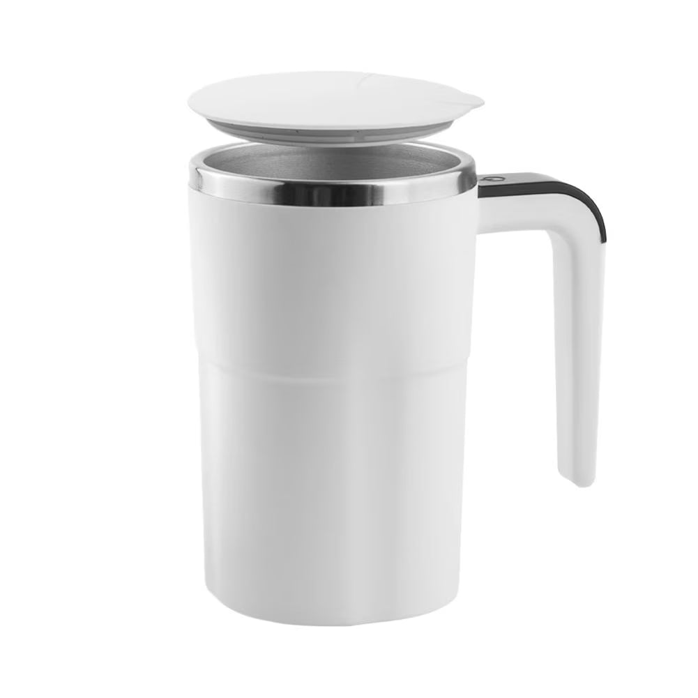 Automatic Stirring Coffee Mug with LED Temperature Display – Rechargeable Magnetic Mixer, 380ml