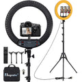 18 inch Ring Light with Tripod Stand 55W 3000-5800K | Photo Studio Light for Vlog Video Shooting Makeup Selfie Ring Light