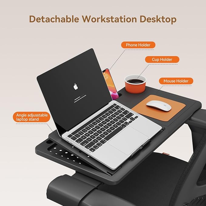 Deviceus Newtral ErgoPro Executive Chair with Laptop Tray