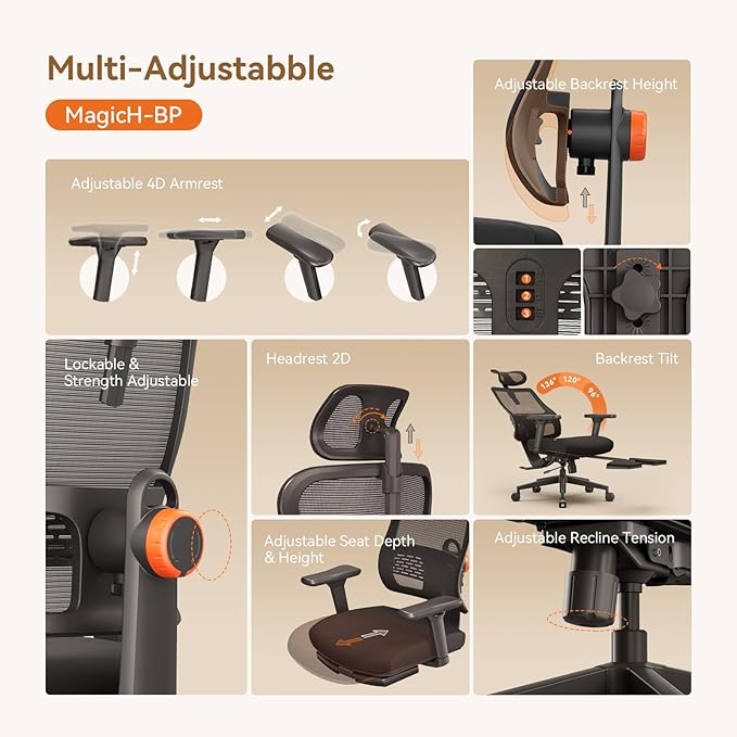 Deviceus Newtral ErgoPro Executive Chair with Laptop Tray