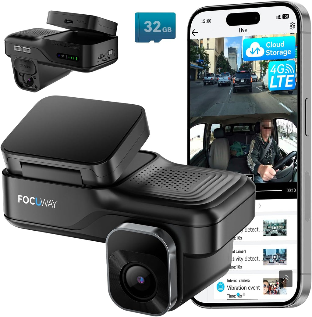 Deviceus DriveGuard 4G LTE Smart Dash Cam