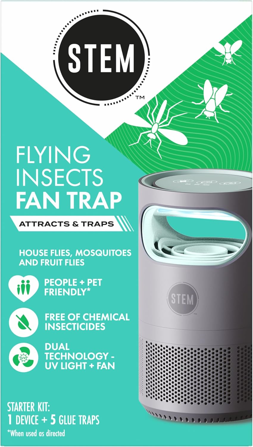 Flying Insect Fan Trap for Indoor Bug Control, Attracts Mosquitoes