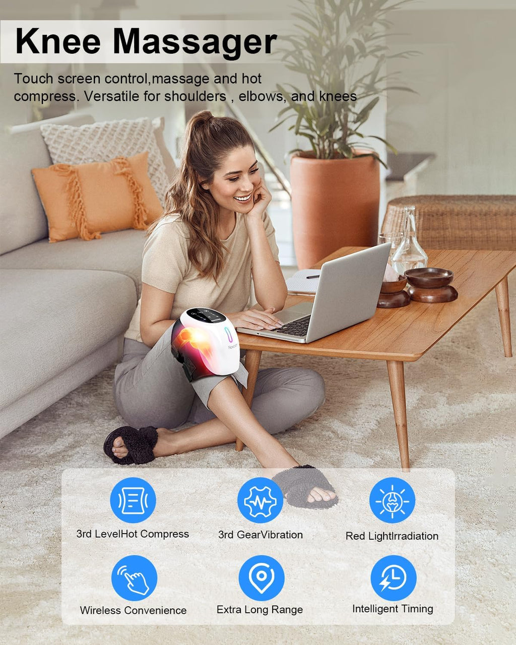 Deviceus KneeThera Pro Smart Heat & Ice Massager