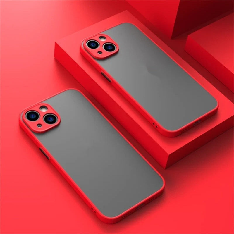 Luxury Matte Magnetic  Magsafe Wireless Charging Case For iPhone