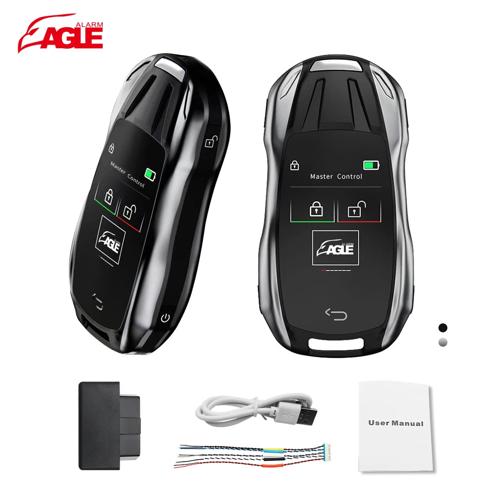 Auto Keyless Entry System Electronic Remote Control Touch Display  Lcd Smart Key For Car