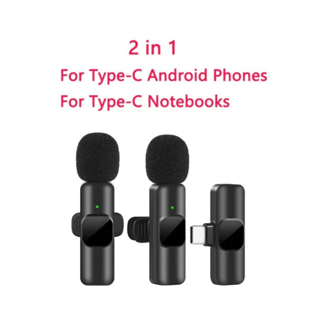 🔥New Wireless Lavalier Microphone