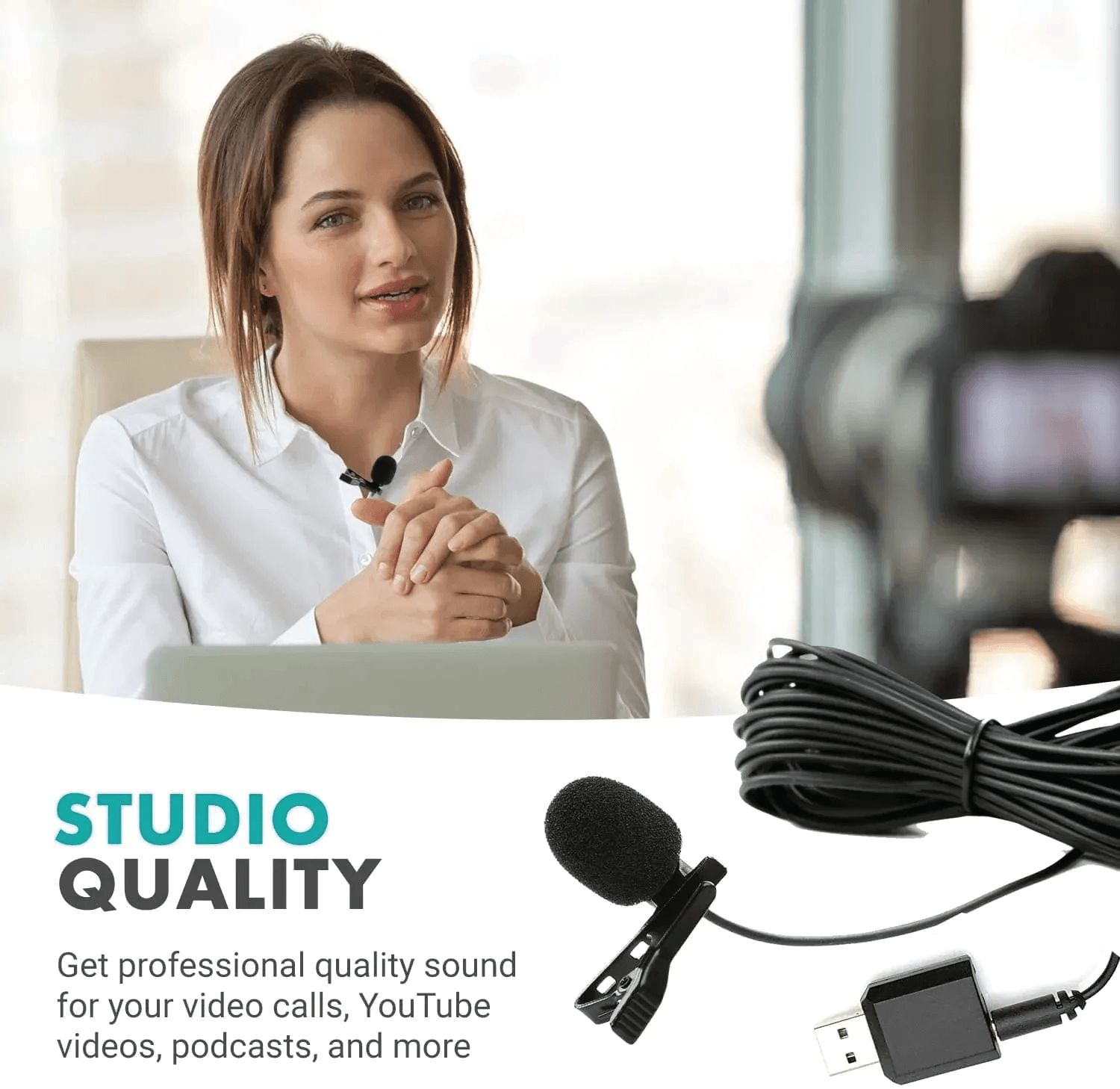 Deviceus™ Lavalier USB-Mic