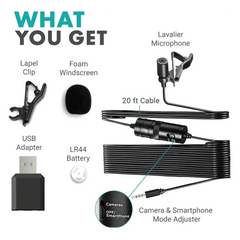 Deviceus™ Lavalier USB-Mic