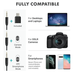 Deviceus™ Lavalier USB-Mic