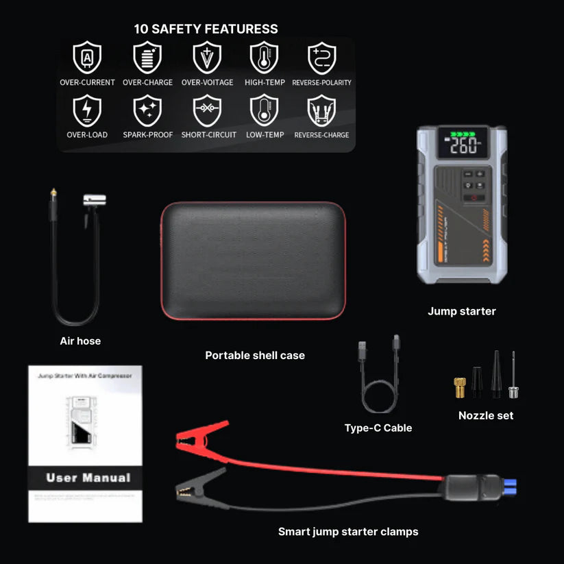Deviceus™ Ultimate Lithium Jump Starter