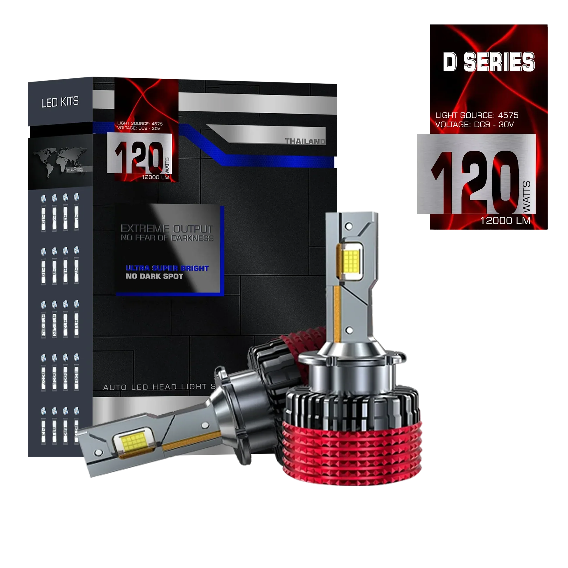 D-Series D2S & D4S LED Headlight Bulbs