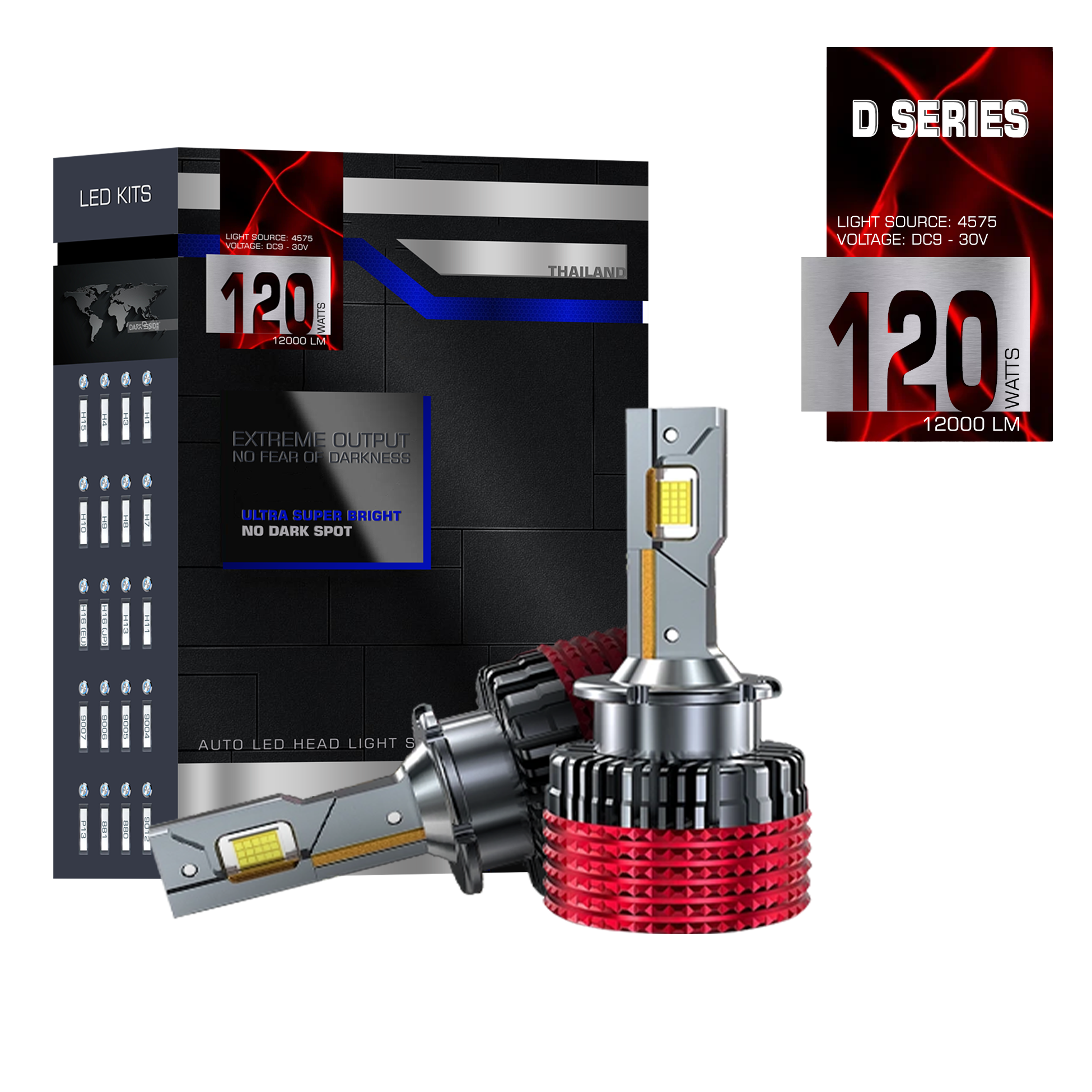 D-Series D2S & D4S LED Headlight Bulbs