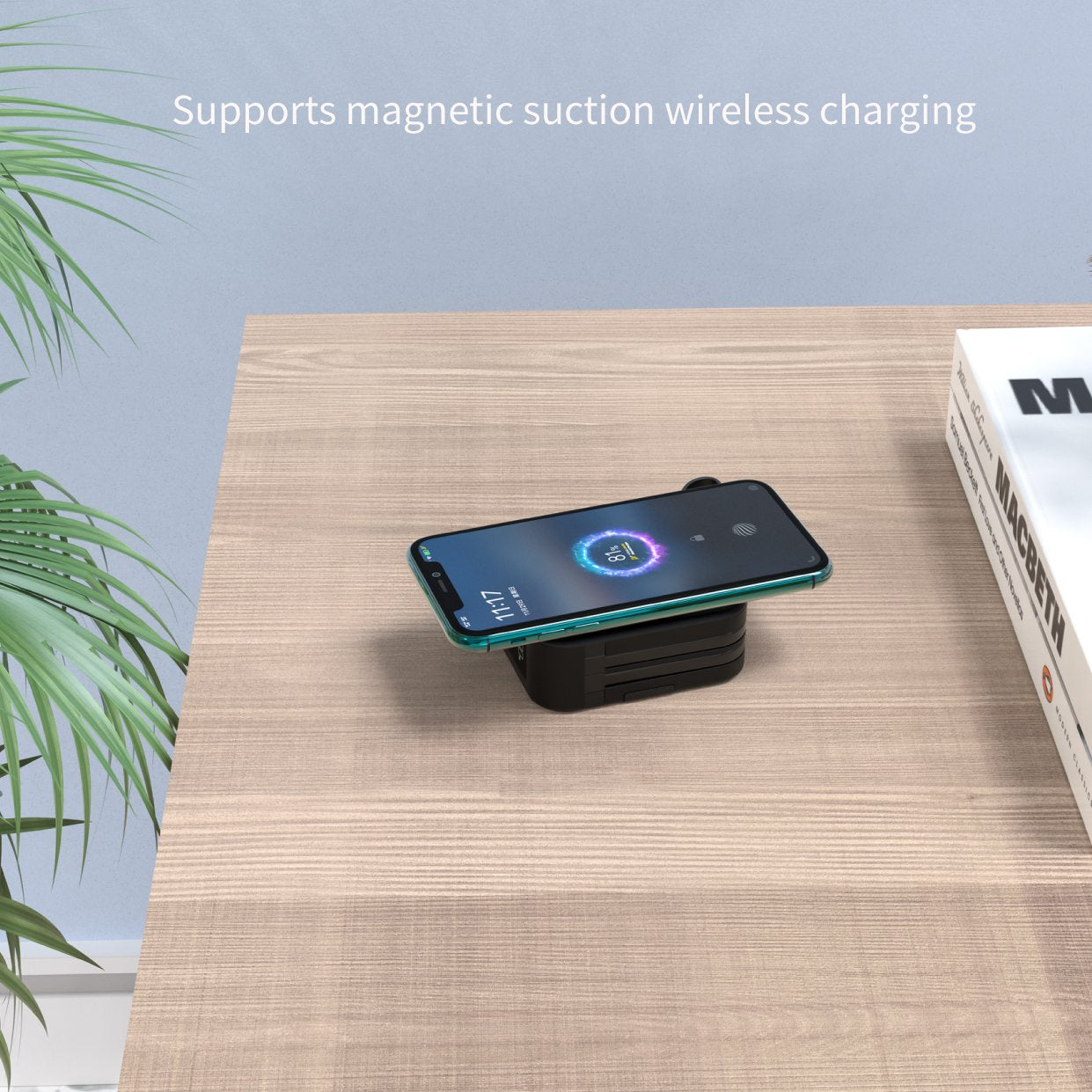 Powerpack Universal 5 in 1 Travel Power Bank - for Magsafe Battery Pack,10000mAh Power Bank with Built in Cable
