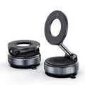 Strong Magnetic Car Phone Holder – Foldable, 360° Adjustable | Vacuum Mount for Car, Desk, Bathroom