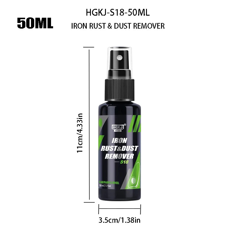 Iron Powder & Rust Remover Spray for Metal Surface Protection
