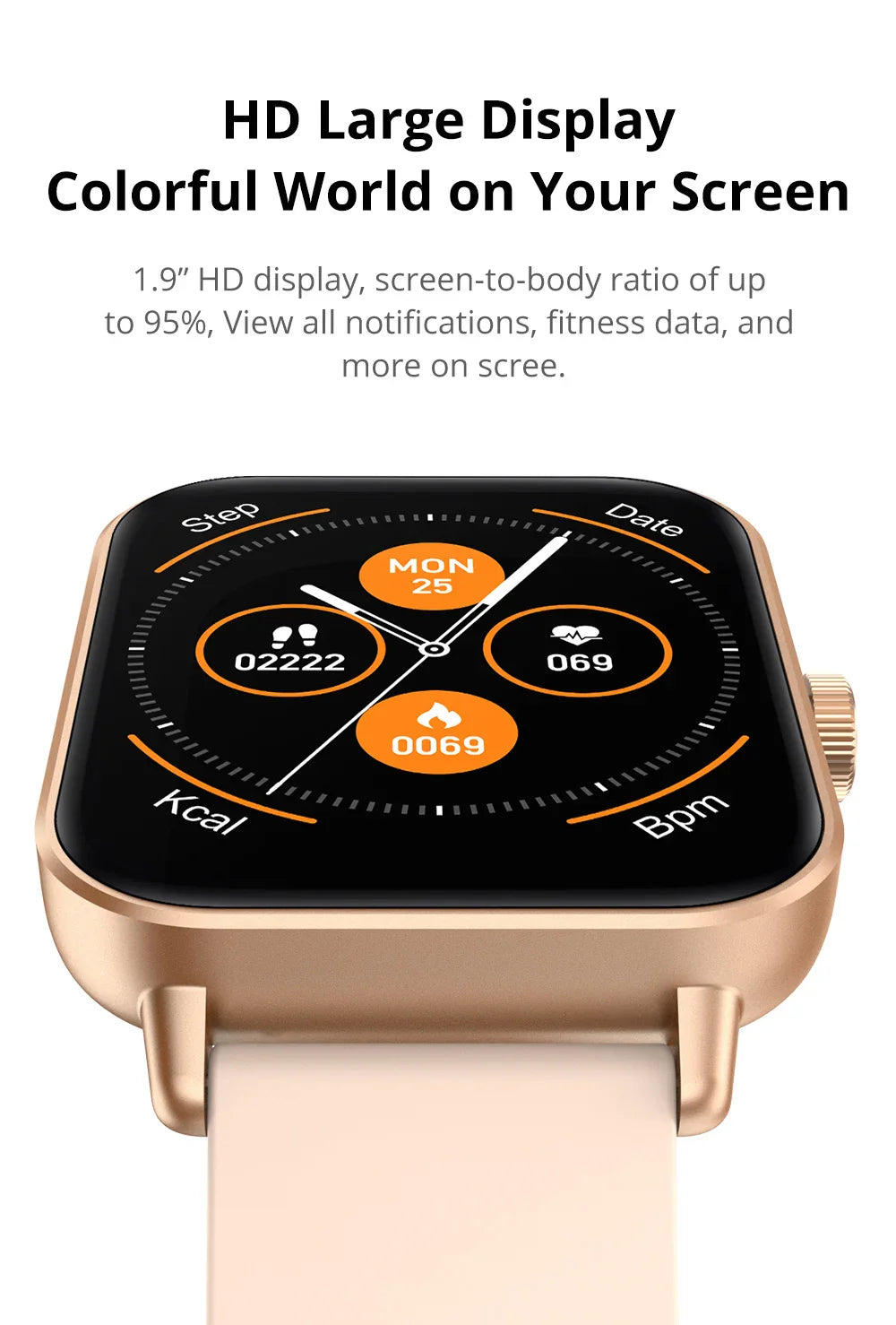 Unisex P71 Smartwatch with Voice Calling, Health Monitoring, IP68 Waterproof, Smart Notifications, and Voice Assistant
