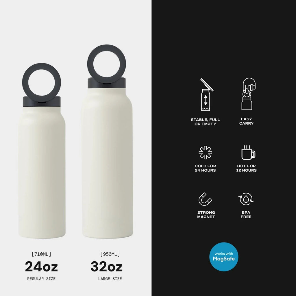 Deviceus MagHydro Pro – Magnetic Insulated Water Bottle (24oz)