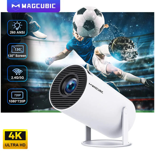 Magcubic Projector Hy300 4K Android 11 Dual Wifi6 200 ANSI Allwinner H713 BT5.0 1080P 1280*720P Home Cinema Outdoor Projetor